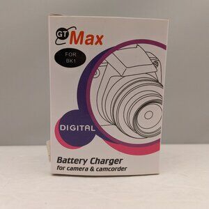 GT Max Battery Charger for BK1 Camera & Camcorder w/ Car Charger CAMCHA047 USED